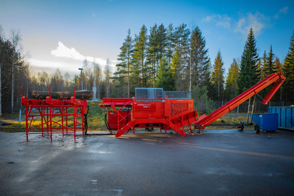 Hakki Pilke 55 Pro — промышленный процессор дров